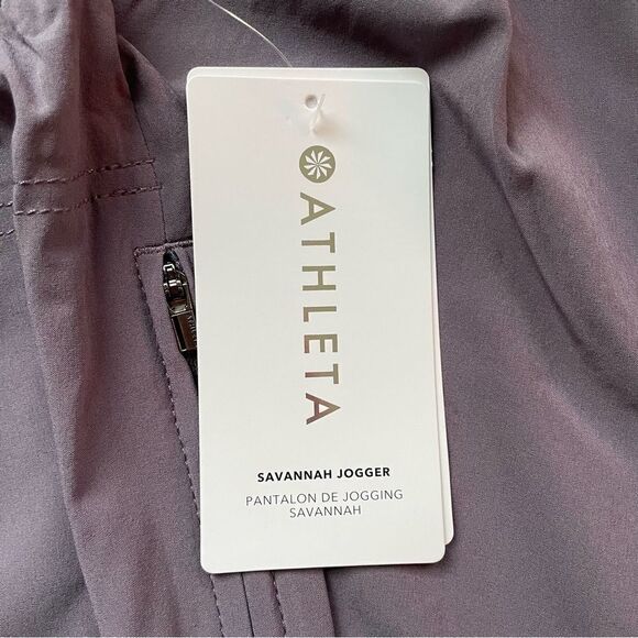 NWT Athleta Savannah Joggers in Dusk Violet - Size: 4 - Picture 5 of 9